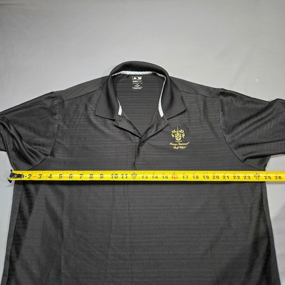 Adidas Trump National Golf Club Polo XL Black ClimaCool Short Sleeve - Picture 5 of 7
